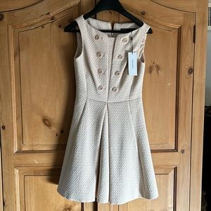 Adorable and charming cream Karen Millen dress.